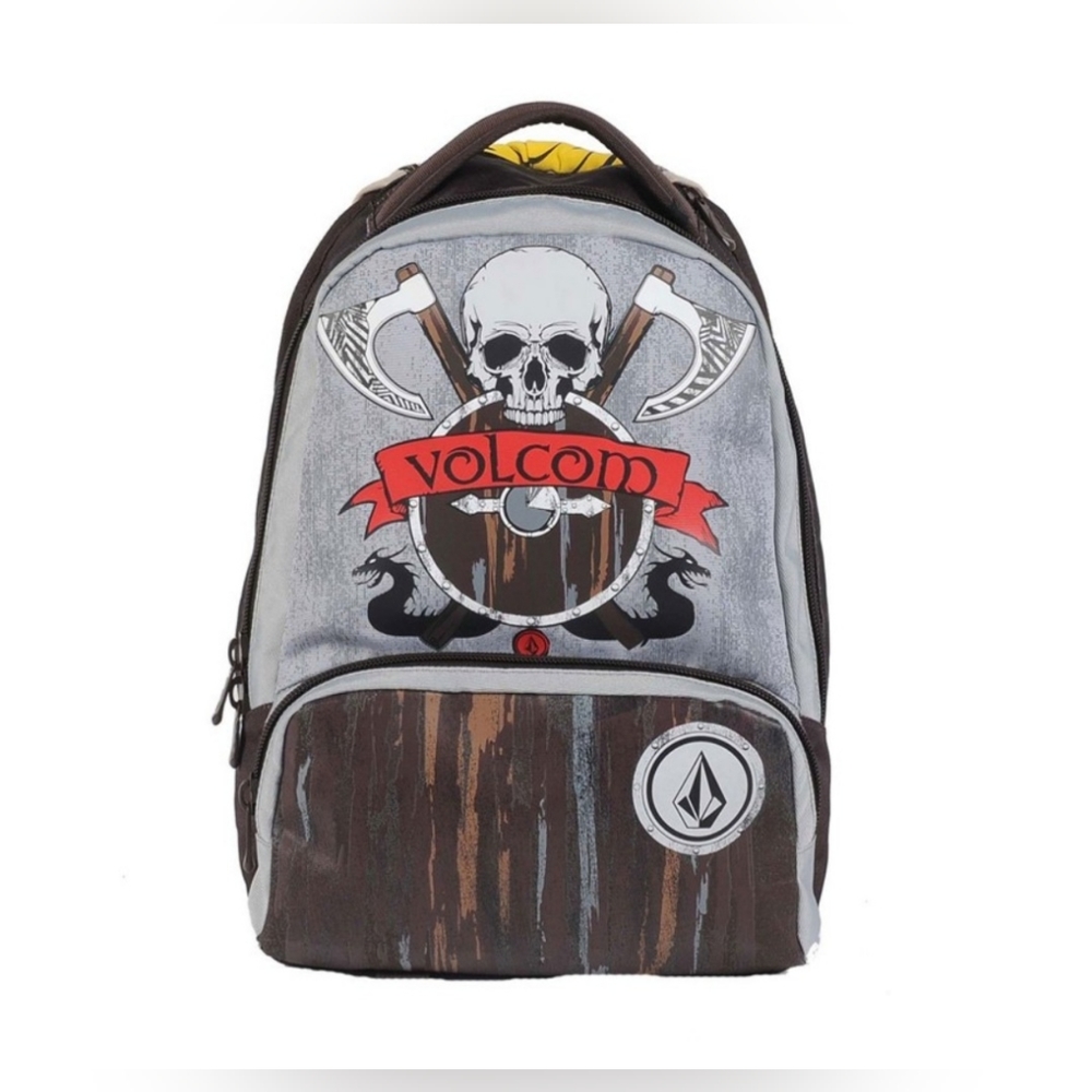 Volcom Boys Creature Viking Hood Backpack *NWOT*